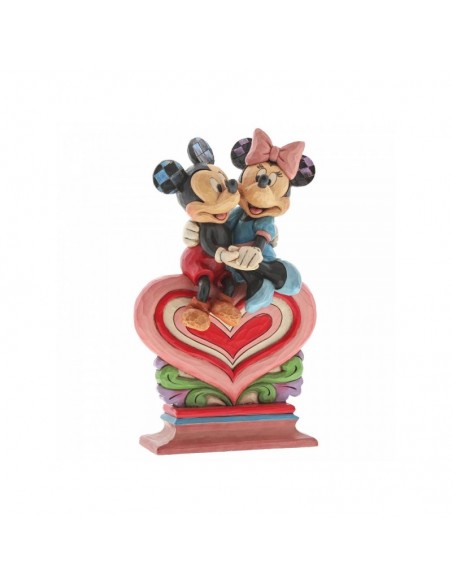 Disney Traditions : Heart to Heart (Mickey Mouse and Minnie Mouse Figurine)