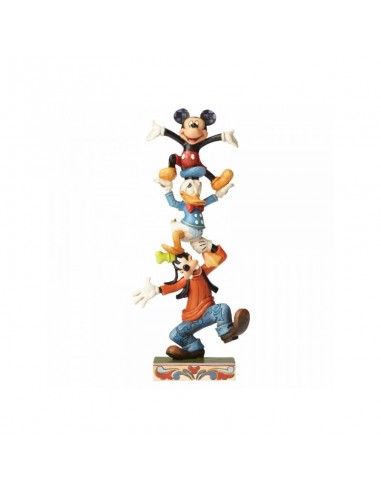 Disney Traditions : Teetering Tower (Goofy, Donald Duck and Mickey Mouse Figurin