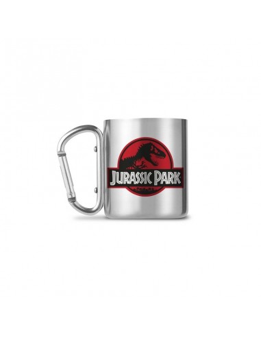 Taza acero inoxidable Jurassic Park Logo