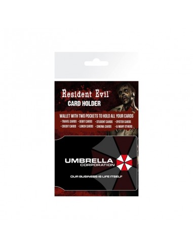 Tarjetero Resident Evil Logo Umbrella