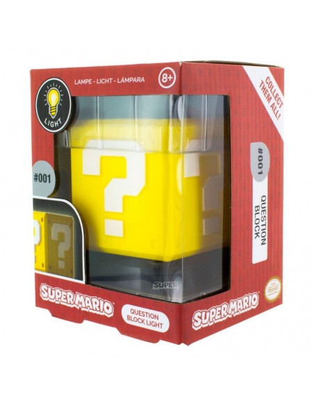 Nintendo - Super Mario lámpara 3D Question Block