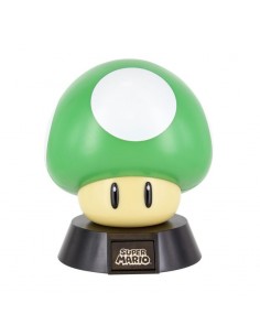 Super Mario Bros - lámpara 3D Icon 1Up Mushroom