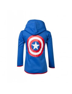 Sudadera con capucha Capitán América - Niño TALLA CAMISETA NIÑO TALLA 158 - 13 AÑOS 2