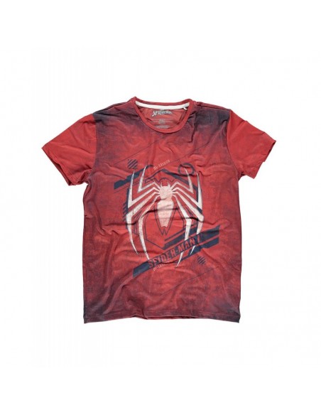 Camiseta Spiderman Acid Wash - Hombre TALLA CAMISETA M
