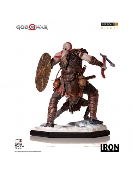 Kratos & Atreus God of War Estatua 1/10 Deluxe Art Scale