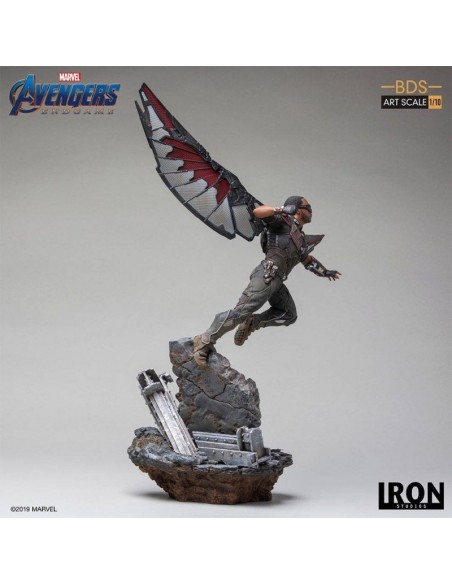 Falcon Vengadores: Endgame Estatua BDS Art Scale 1/10