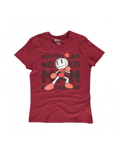 Camiseta Bomberman Tonal Bomb Konami - Hombre TALLA CAMISETA L