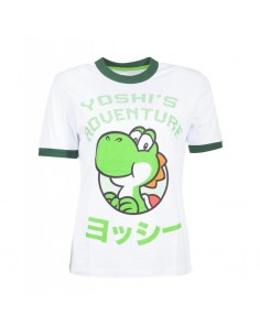 Camiseta Chica Yoshi's Adventure Nintendo TALLA CAMISETA S