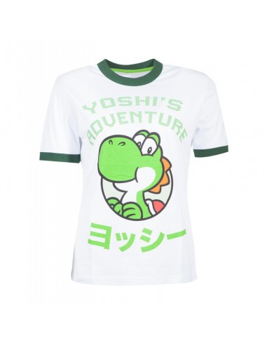 Camiseta Chica Yoshi's Adventure Nintendo TALLA CAMISETA M
