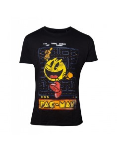 Camiseta Pac-Man Retro Start Scene - Hombre TALLA CAMISETA M