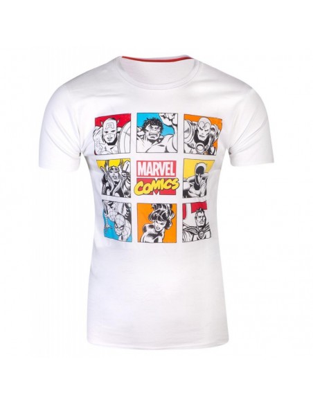 Marvel Comics - Retro Character Men's T-shirt TALLA CAMISETA S