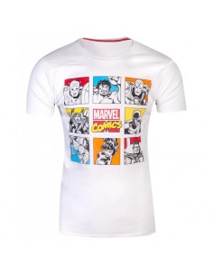 Marvel Comics - Retro Character Men's T-shirt TALLA CAMISETA L