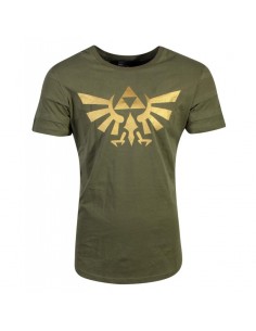 Zelda - Hyrule Pintuck Long Line Men's T-shirt TALLA CAMISETA S