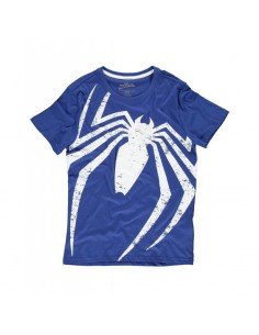 Camiseta Spiderman - Acid Wash Spider TALLA CAMISETA L