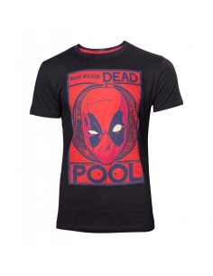 Camiseta Deadpool Wade Wilson Poster Marvel - Hombre TALLA CAMISETA XL