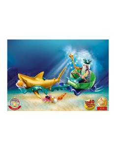 Rey del Mar con Carruaje de Tiburón - Playmobil