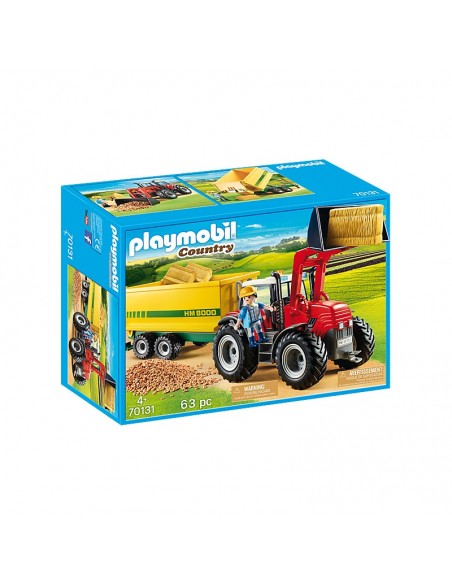 Tractor con Remolque - Playmobil