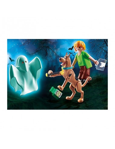 SCOOBY DOO! Scooby & Shaggy con Fantasma- Playmobil