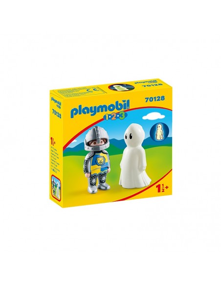 Playmobil - 1.2.3 Caballero con Fantasma