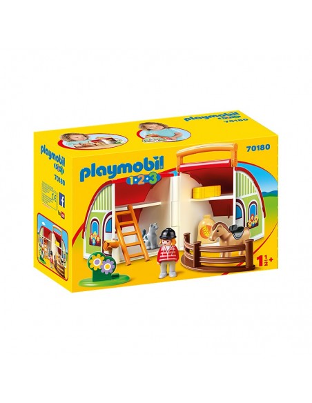 Playmobil - 1.2.3 Mi Primera Granja Maletín