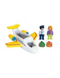 Playmobil - 1.2.3 Avión con Pasajero 2