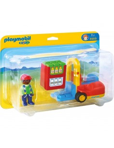 Playmobil - 1.2.3 Carretilla elevadora