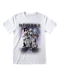 Camiseta Beetlejuice - Poster White - Unisex - Talla Adulto TALLA CAMISETA S