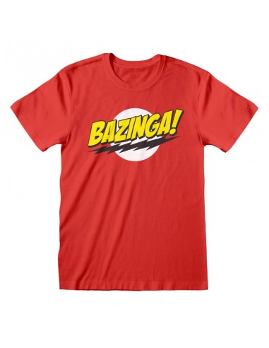 Camiseta Big Bang Theory - Bazinga - Unisex - Talla Adulto TALLA CAMISETA S