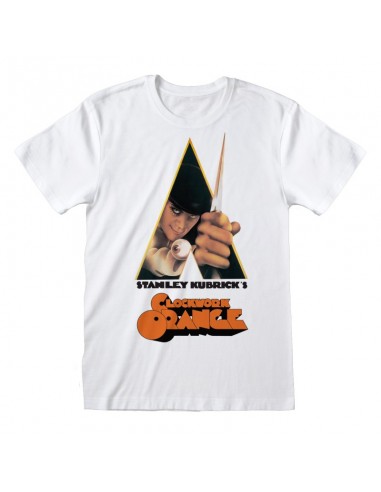 Camiseta Clockwork Orange, A - Poster White - Unisex - Talla Adulto TALLA CAMISETA S