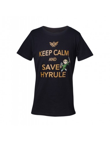 Camiseta Keep Calm and Save Hyrule Nintendo - Niño TALLA CAMISETA NIÑO TALLA 134 - 9 AÑOS
