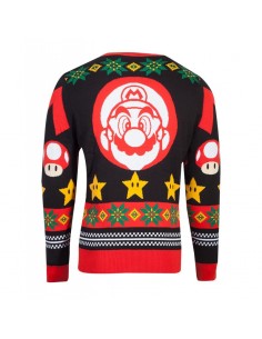Nintendo - Super Mario Knitted Christmas Unisex Jumper TALLA CAMISETA M 2