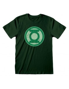 Camiseta DC Green Lantern - Distressed Logo - Unisex - Talla Adulto TALLA CAMISETA M