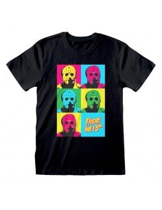 Camiseta Friday the 13th - Jason Pop Art  - Unisex - Talla Adulto TALLA CAMISETA S