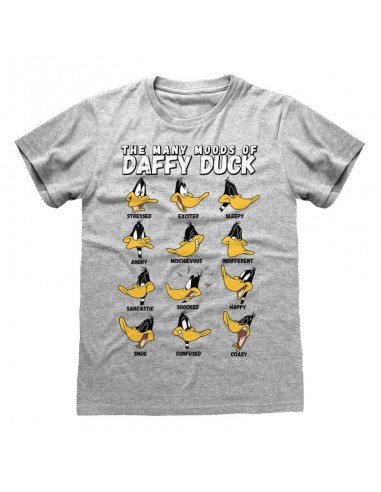 Camiseta Looney Tunes - Many Moods Of Daffy - Unisex - Talla Adulto TALLA CAMISETA S