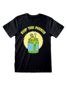 Camiseta Rick and Morty - Flip The Pickle - Unisex - Talla Adulto TALLA CAMISETA L