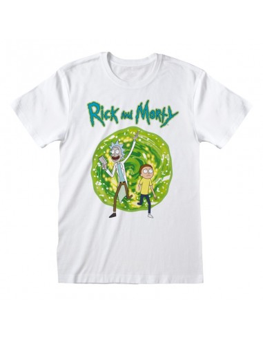 Camiseta Rick and Morty - Portal  - Unisex - Talla Adulto TALLA CAMISETA L