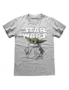Camiseta Star Wars : Mandalorian, The - Child Sketch - Unisex - Talla Adulto TALLA CAMISETA S