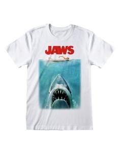 Camiseta Jaws - Poster - Unisex - Talla Adulto TALLA CAMISETA XL